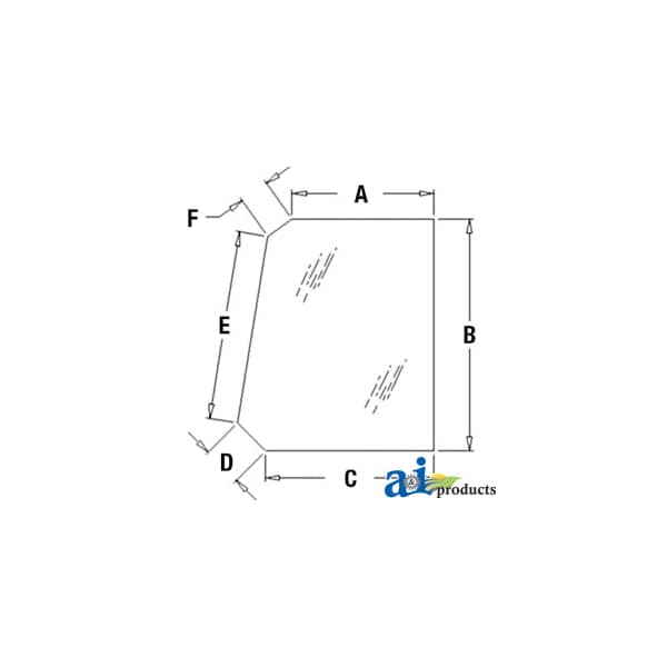 Glass, Door, Upper (RH/LH) 41.5" x34" x2.25"